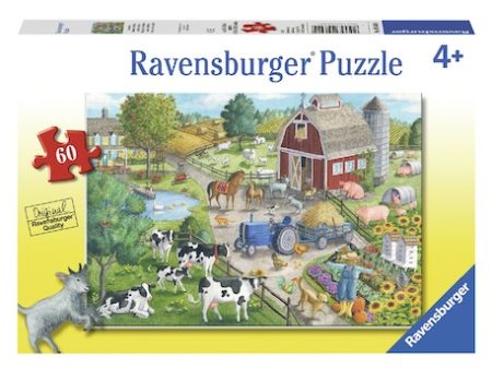 RAVENSBURGER - PUZZLE 60PC HOME ON THE RANGE Hot on Sale