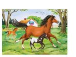 RAVNSBURGER 088829 -  WORLD OF HORSES 2X24 PIECE PUZZLE Fashion