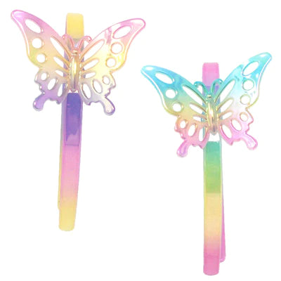 PINK POPPY - PASTEL IRIDESCENT BUTTERFLY HEADBAND Online