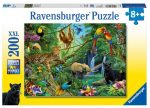 RAVENSBURGER ANIMALS IN THE JUNGLE 200PC PUZZLE Online Hot Sale