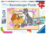 RAVENSBURGER 050871 -  DISNEY - DISNEY S FAVOURITE PUPPIES 2X24 PIECE PUZZLE Discount