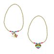 RAINBOWS & UNICORNS BEADED NECKLACE Online Hot Sale