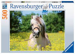 RAVENSBURGER WHITE HORSE 500PC PUZZLE Online now