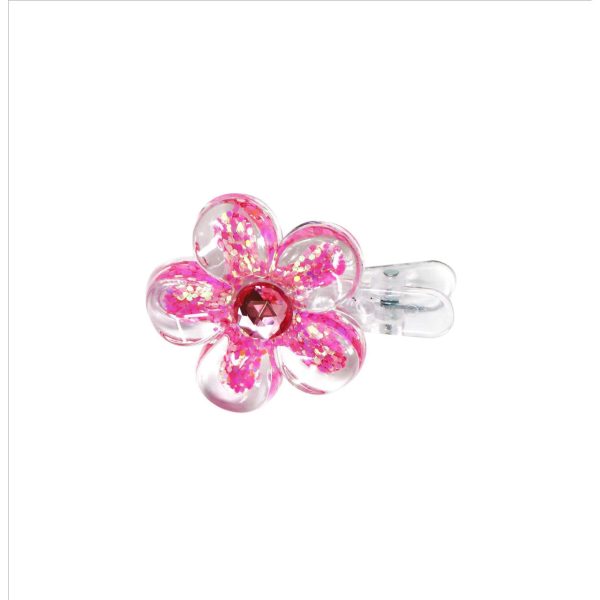 PINK POPPY DAISY SPARKLE HAIR CLIPS Online