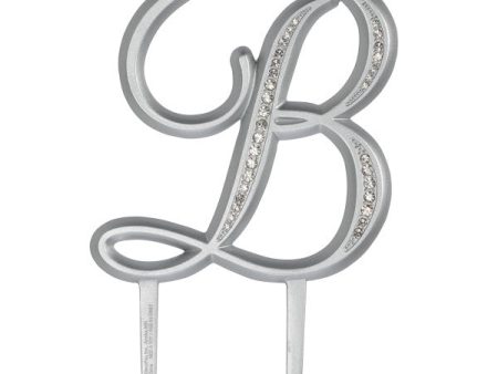 4.5  B Diamond Letter Monogram on Sale