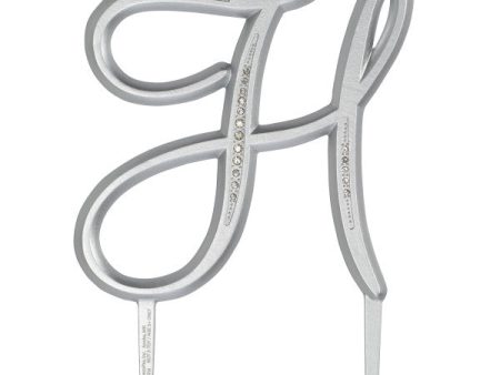 4.5  H Diamond Letter Monogram on Sale