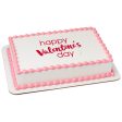 Valentine s Day Script Edible Cake Topper Image Fashion