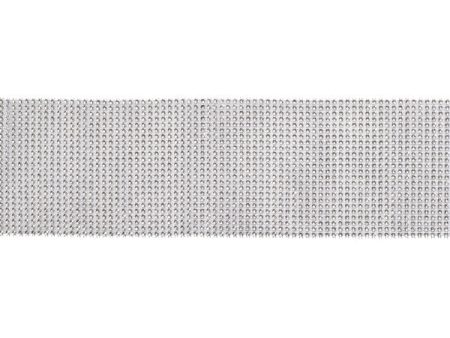 Silver Sparkle 4.65  x 10 yards Ribbon For Discount