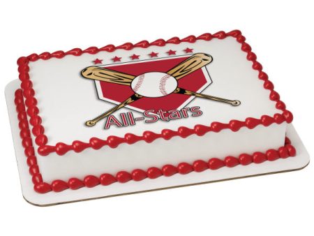 Baseball All-Stars Edible Cake Topper Image Cheap