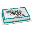 Time to Drink Bubbly Edible Cake Topper Image Fashion