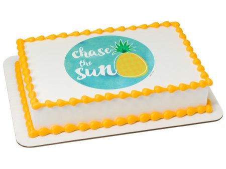 Chase The Sun Edible Cake Topper Image on Sale