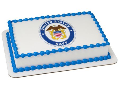 United States Navy Edible Cake Topper Image Cheap