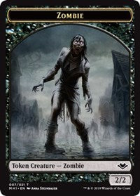 Zombie (007)    Spider (014) Double-Sided Token [Modern Horizons Tokens] For Sale