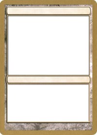 2004 World Championship Blank Card [World Championship Decks 2004] For Discount