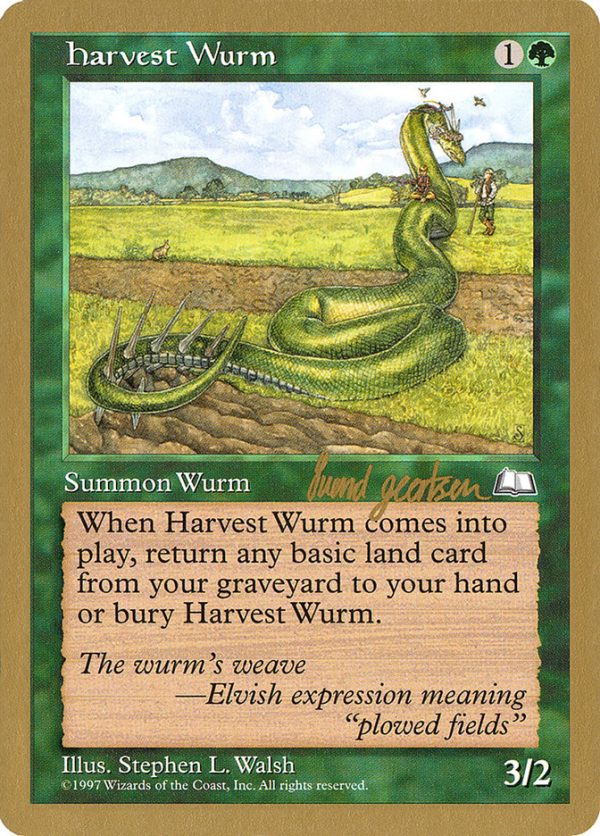 Harvest Wurm (Svend Geertsen) [World Championship Decks 1997] on Sale