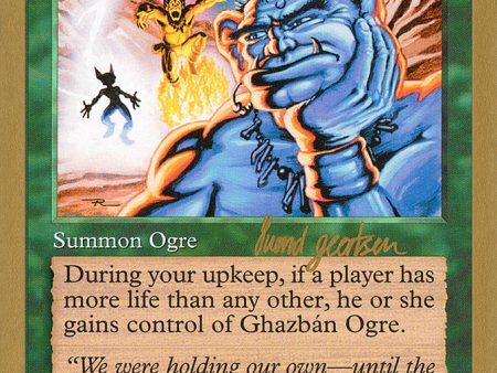 Ghazbán Ogre (Svend Geertsen) [World Championship Decks 1997] Online now