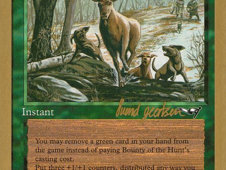 Bounty of the Hunt (Svend Geertsen) (SB) [World Championship Decks 1997] Online Sale