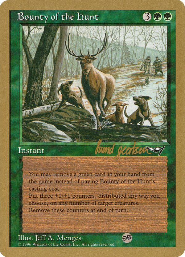 Bounty of the Hunt (Svend Geertsen) (SB) [World Championship Decks 1997] Online Sale